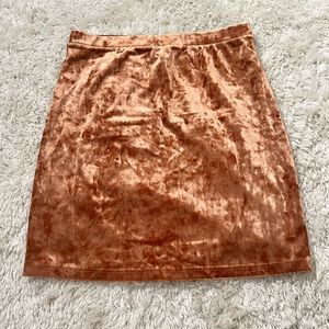 Suede Mini Skirt